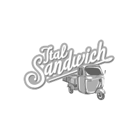 Lieferwagen mit Sandwich-Logo