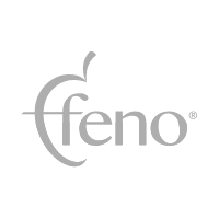 Logo mit Apfel und Feno-Text